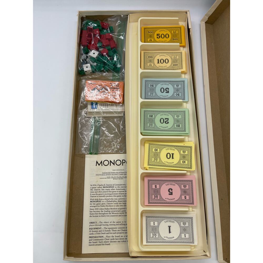 Vintage 1985 Monopoly Board Game Great Condition No 0009 - Picture 3 of 6